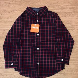 Long sleeve collars shirt boys size 3t